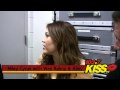 Miley d� entrevista para Kiss.Fm