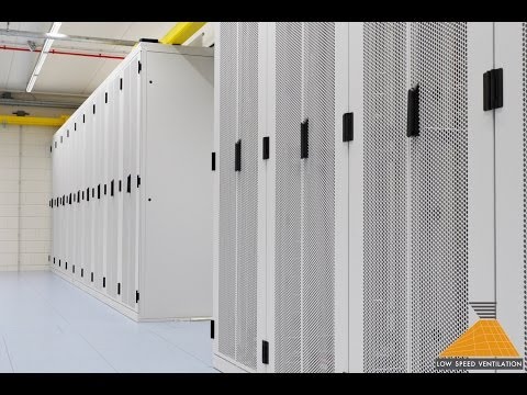 Green Data Center design with Low Speed Ventilation
