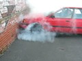 mazda protege 1993 burnout