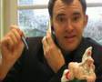 England Rugby Naughty Gnome Pen Holder Advert