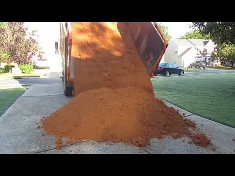 video-linktoworks-Two Cubic Yards of dirt delivered and dumped
