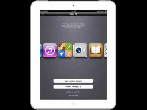 Starting Your iPad for the First Time