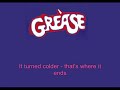 karaoke   grease   summer nights