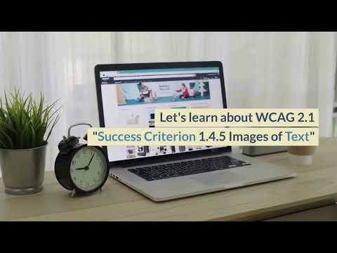 How to implement WCAG 2.1 Success Criteria 1.4.5 Images of Text in code with examples