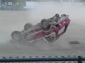 rollovers, cars racing and smashing into each other at the kitsap destruction derby