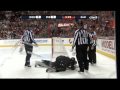 Toujours regarder où s’en va la puck de hockey