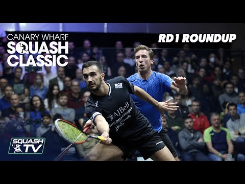 Squash: Canary Wharf Classic 2021 - Rd1 Roundup [Pt.1]