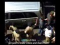 Angelina Jolie & Brad Pitt with guards in Mumbai, Mcdonalds