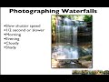 Photographing Waterfalls