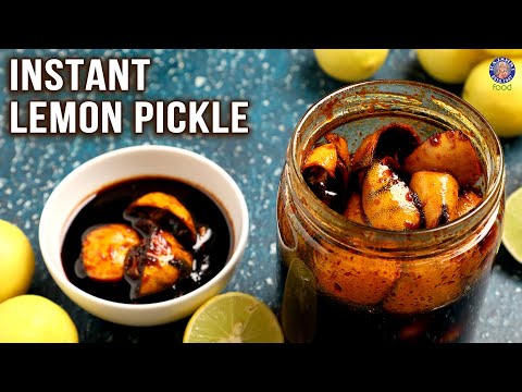 Instant Lemon Pickle Recipe: A Tangy Pickle Made With Lemon and Jaggery, Great For Immunity!