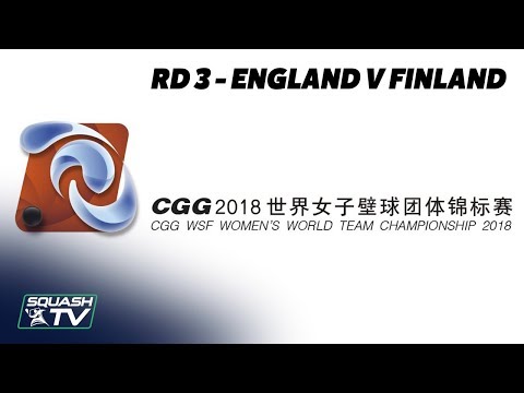 WSF Women's World Team Champs 2018 - England v Finland - Round 3