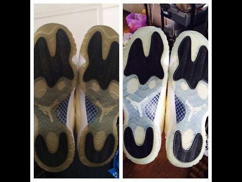 how to dye jordan xi soles