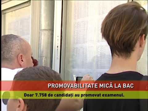 Promovabilitate mică la BAC
