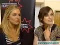 Keira Knightley and Sienna Miller at Edinburgh