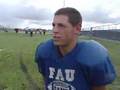 Punter Kicking For A Scholarship