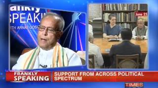 Frankly speaking with Pranab Mukherjee -Part - 1/6