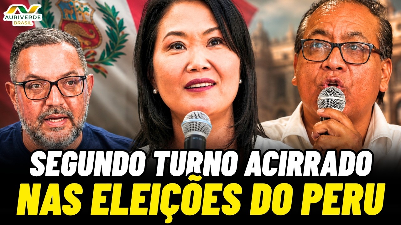 Apuração no Peru aponta disputa acirrada entre Keiko Fujimori e Roberto Sánchez