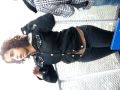 Steph Dancing Single Ladies on the boat to the Statue of Libertty
