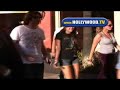 Miley Cyrus and Family Spotted At Universal Studios. Miley Cyrus and Family Spotted At Universal Studios.