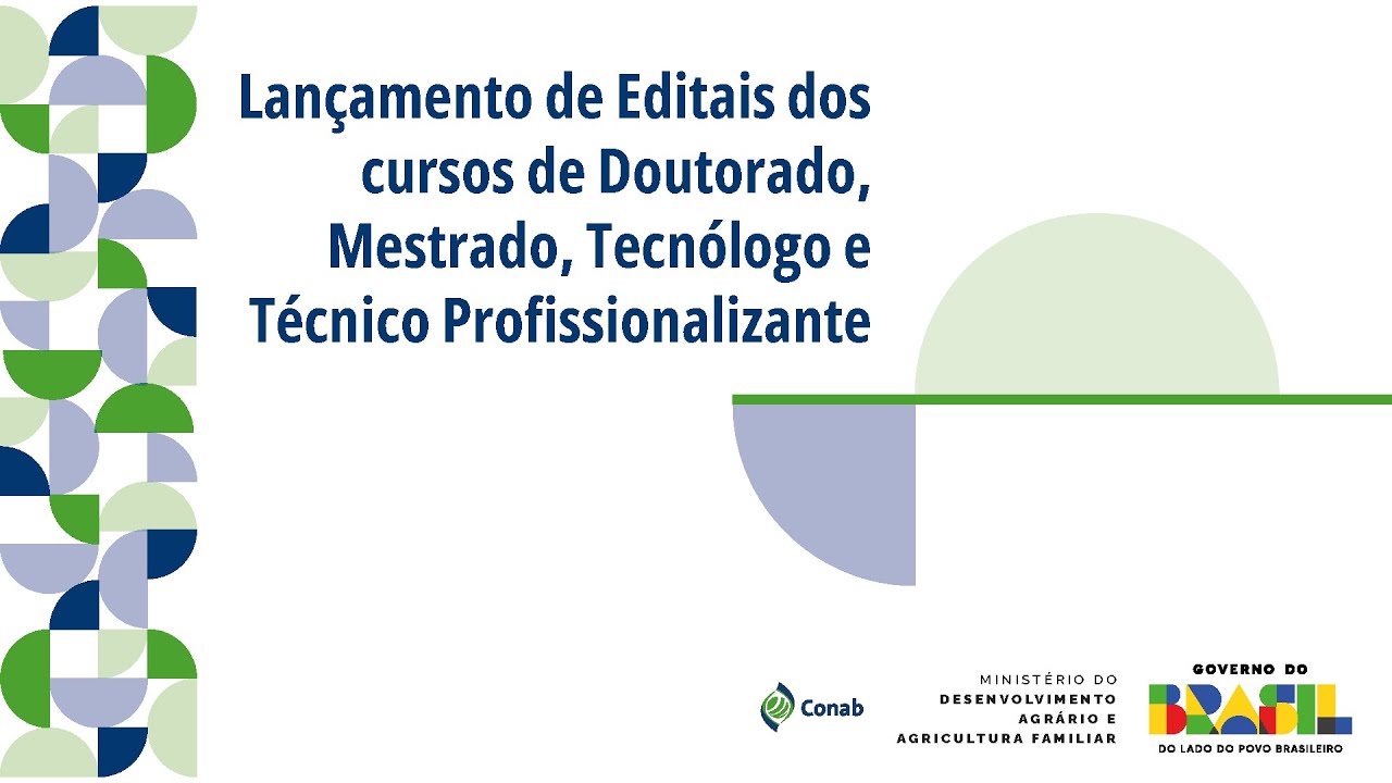 Lançamento dos cursos de tecnólogo e de qualificação profissional