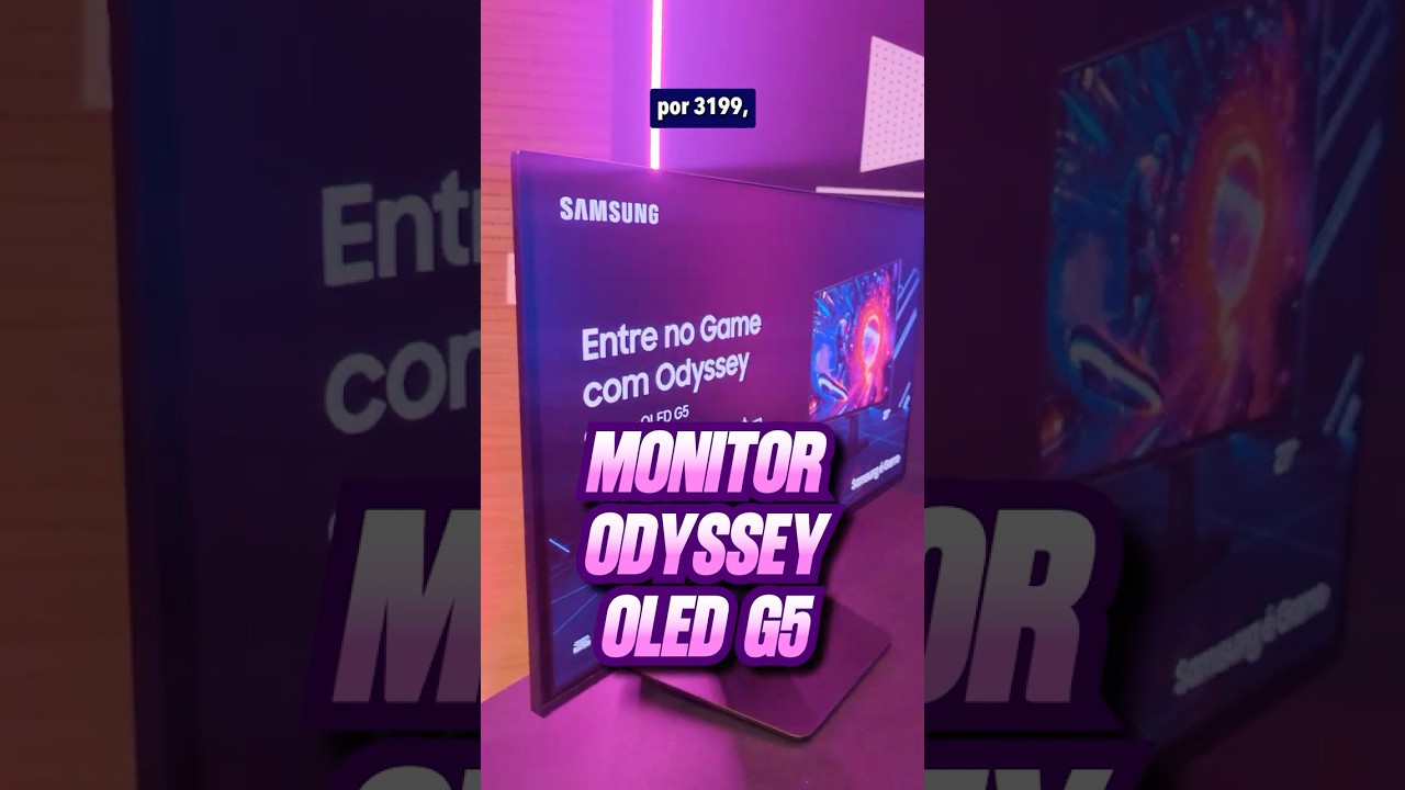 O monitor OLED GAMER mais BARATO até hoje! Odyssey OLED G5!