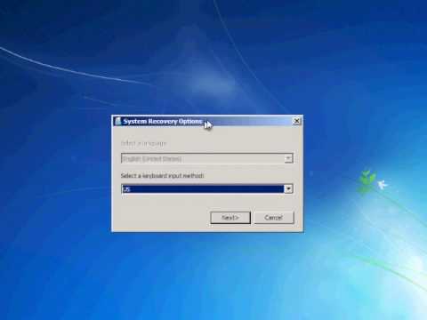 how to use a windows 7 repair disk