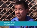 unicef helps keep mongolian herder children in school