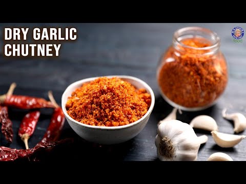 Dry Garlic Chutney Powder – 2 Ways | Dry Garlic Chutney For Vada Pav, Idli, Dosa | Mother’s Recipe