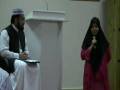 A Sisters accepts/enters (converts/reverts to) Islam from Christianity  on hands of Shaykh Zille-Umar Al-Qadri  in Dublin,Ireland