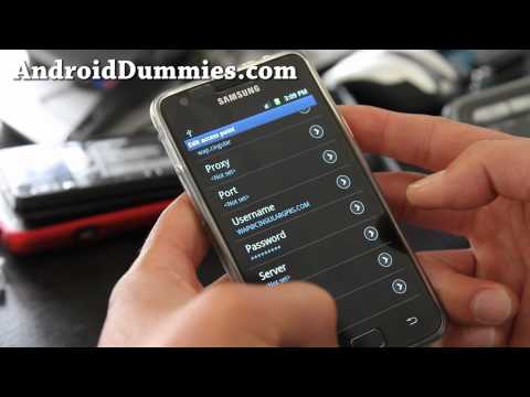 how to set mms settings on android