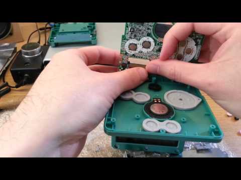 how to spray paint a gba sp