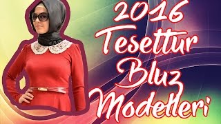 Tozlu Tesettür bluz gomlek modelleri 2016 koleksi