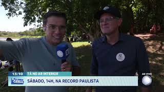 Tá no Ar Interior: sábado, 14H, na Record Paulista
