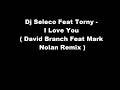 Dj Seleco Feat Torny - I Love You ( DAVID BRANCH FEAT MARK NOLAN REMIX)