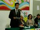 Sandro Gozi(PD) parla al comizio PD di Marsciano 18 03