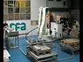 Kawasaki robotpalletiser for trays Kawasaki robotpalletiser for trays