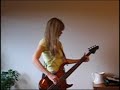 beginner bass playing Incubus Anna Molly bass cover