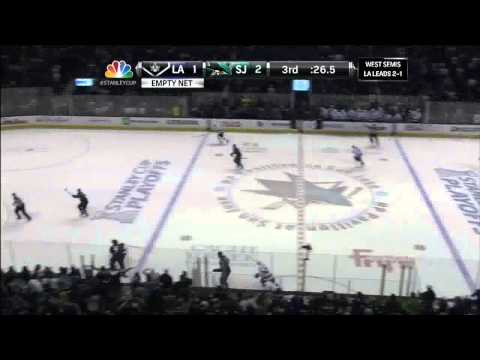 Last 1.5 minutes of 3rd, Logan Couture interview. May 21 2013 LA Kings vs SJ Sharks NHL Hockey_Ice hockey. NHL, National Hockey League best videos. Sport of USA, NHL