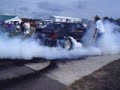 Black Mustang Burnout