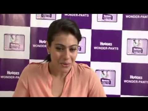 kajol - Footage of behind the scenes of a new TVC AD for Huggies Wonder Pants shot by actress Kajol. The footage includes bytes from Kajol where she talks about her ...