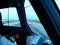 Airbus A340-600 Takeoff View from cockpit