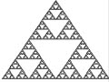 re: sierpinski equilateral triangle gasket infinity