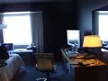 Eric's swanky-ass hotel room at the Dallas W