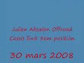 Julien Absalon World Champion Offroad Cassis 2008