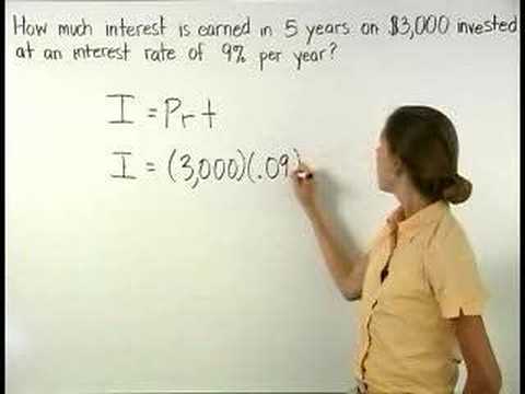how to calculate interest