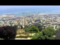Israel Travel: Beautiful Haifa View of Mediterranean Sea and Bahai Gardens