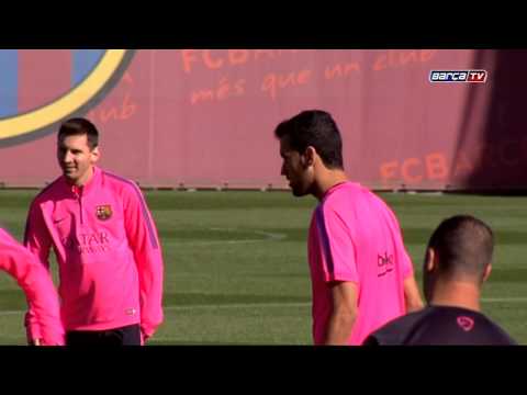 Final training ahead of the Clasico (24/10/14)