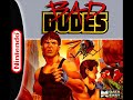 track 2 / 6 (complete soundtrack) bad dudes (us) ???????? (jp) dragon ninja (tjp) bad dudes vs dragon ninja (eu) nintendo entertainment system / famicom developer: data east publisher / year: namco (jp - 1989), data east (us - 1990), ocean (eu - 1990) sound credits: m. iwasaki, s. sakai, t. miura, y. suzuki, y. takahama, i. uchida tracklist: 1 - bgm 1 [stages 1, 3, 4, 6, 7] 2 - karnov battle 3 - stage clear 4 - bgm 2 [stages 2, 5] 5 - boss theme 6 - hail to the chief [ending] fun fact: the first boss in bad dudes is karnov, and the music heard here briefly hints at the main karnov theme. visit track 1 from this selection for a download link.