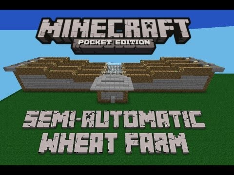 how to get wheat in minecraft pe