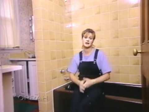 how to paint tile in a bathroom